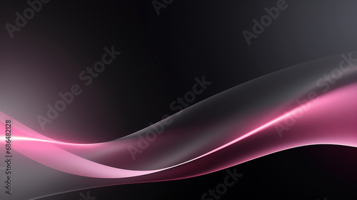 pink beautiful abstract wave digital technology background. © Nenone