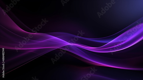 purple wave background with flowing wave lines. Futuristic technology concept. digital dynamic elegant flow, technology concept for web, poster, card print design template.