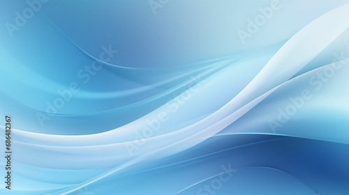 abstract light blue wave smooth background.