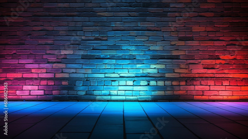 blue wall HD 8K wallpaper Stock Photographic Image 