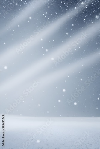 Falling snow background. Vertical composition © Thanh