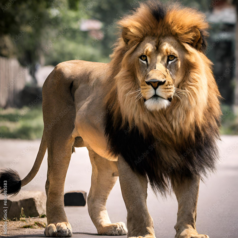 Obraz premium portrait of a lion