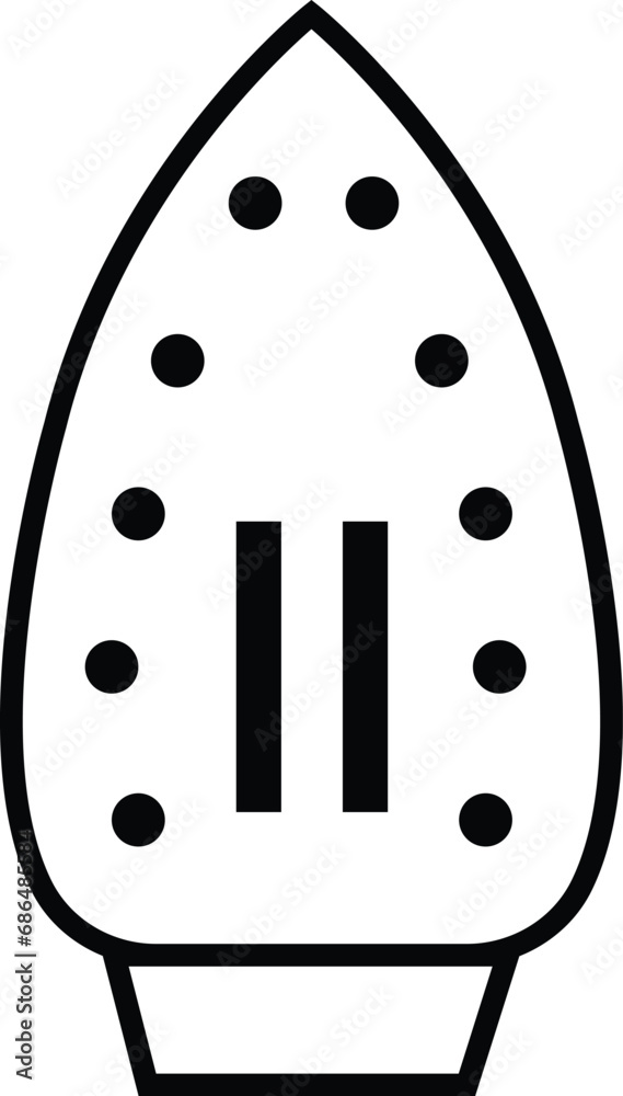 Iron line icon. Home appliance, Steam generator iron with editable stock. Simple flat vector illustration for web site or mobile app. Laundry item symbol isolated on transparent background. Iron line icon. Home appliance, Steam generator iron with editable stock. Simple flat vector illustration for web site or mobile app. Laundry item symbol isolated on transparent background.