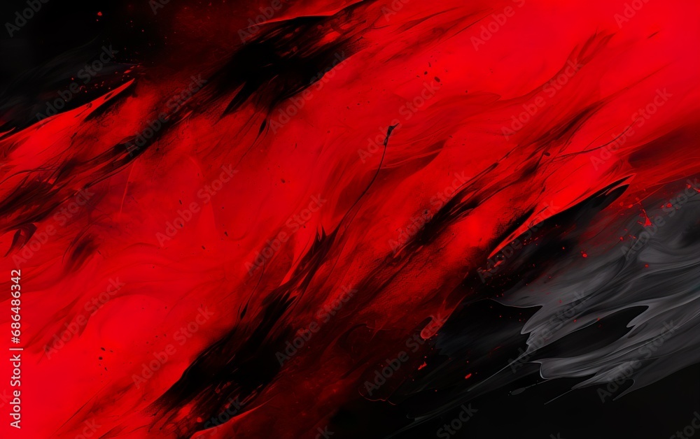 Red and black brush stroke banner background Red and black brush stroke banner background