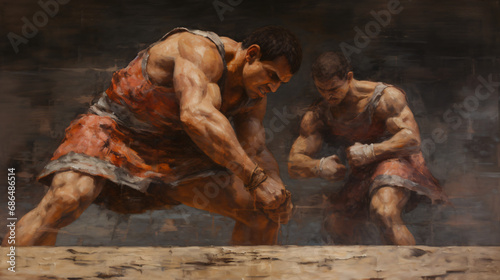 Greco Roman wrestling photo