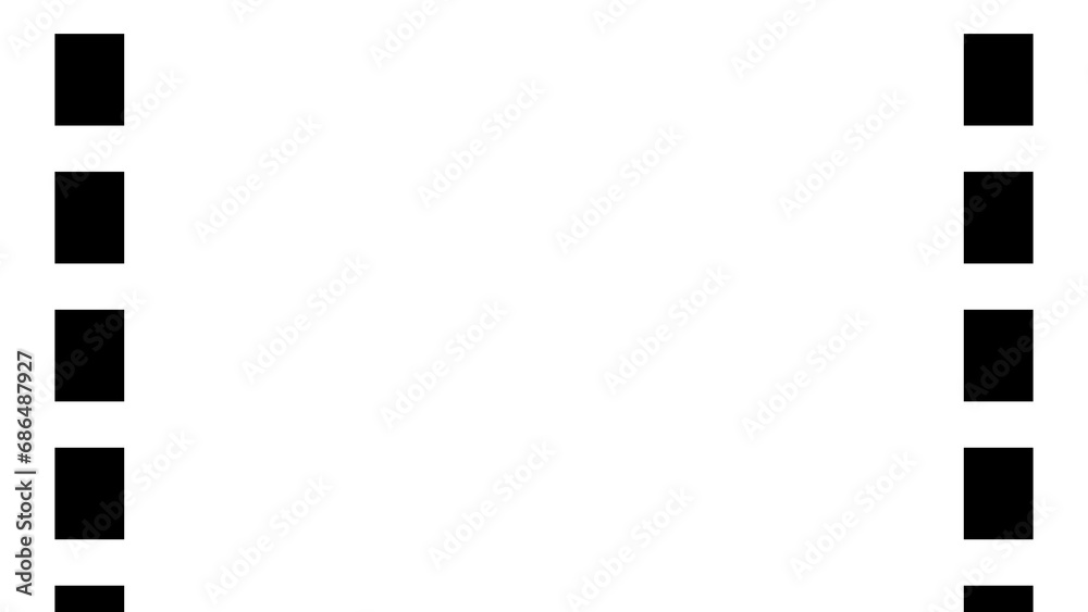 Film reel show reel-moving animation on a simple background. Movie reel cinema style moving block motion graphic. Film rolling effect. Film reel show reel-moving animation on a simple background. Movie reel cinema style moving block motion graphic. Film rolling effect.