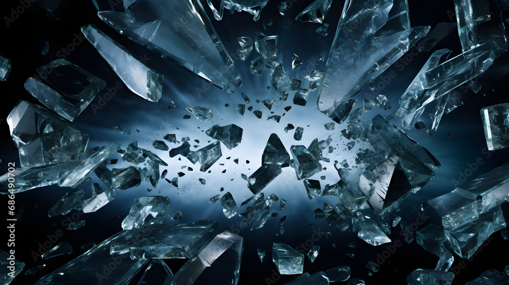 Fototapeta premium broken background