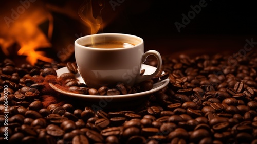 Rich Dark Coffee Background, Stock photography