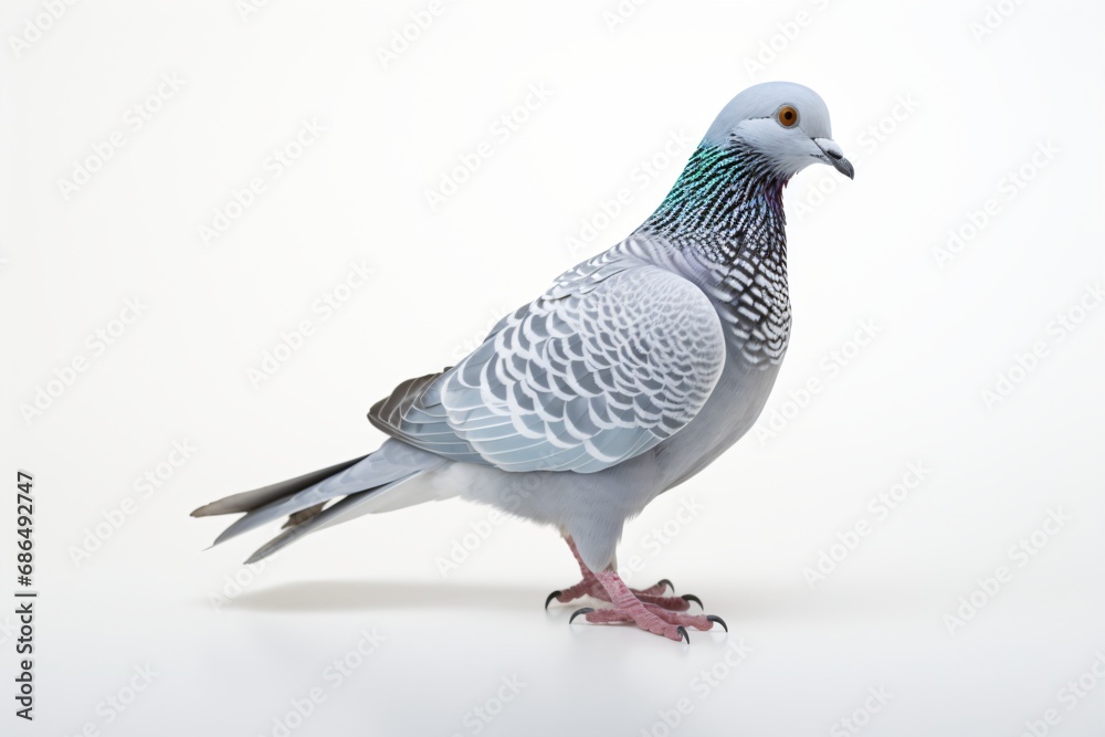 Fototapeta premium 3d cartoon illustration of a pigeon