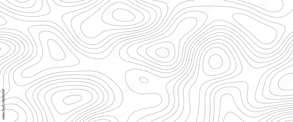 Abstract topographic contours map background, Topography map background. Vector geographic contour map.