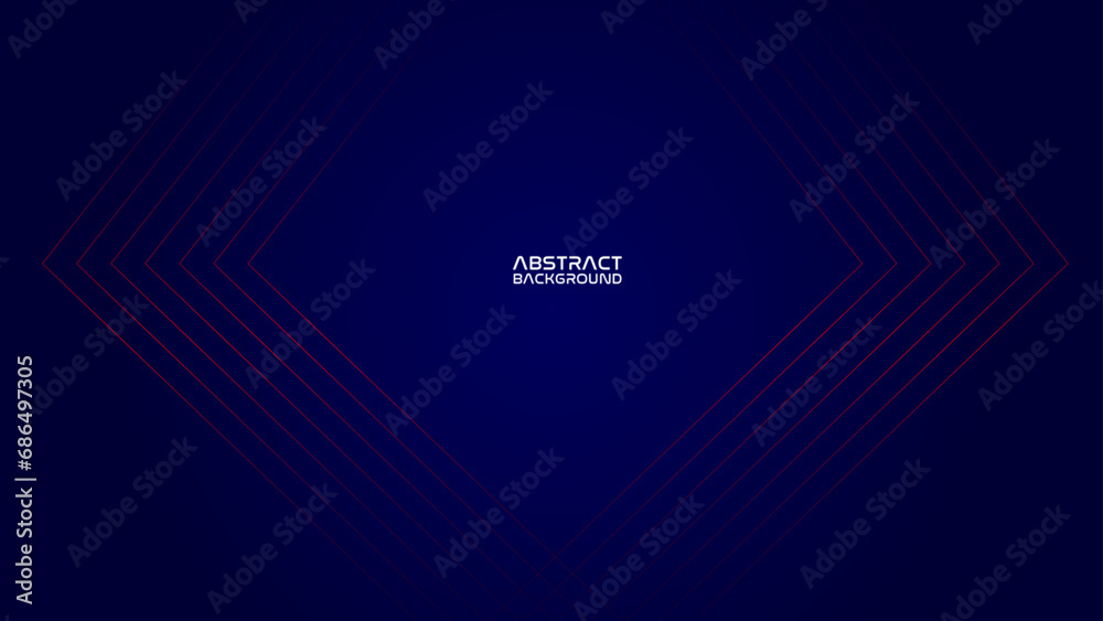 Fototapeta premium blue background Minimal geometric. Dynamic blue shapes composition with white lines. Abstract background modern hipster futuristic graphic. Vector abstract background texture design, bright poster, ba