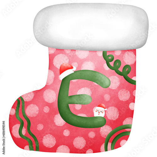Christmas sock E