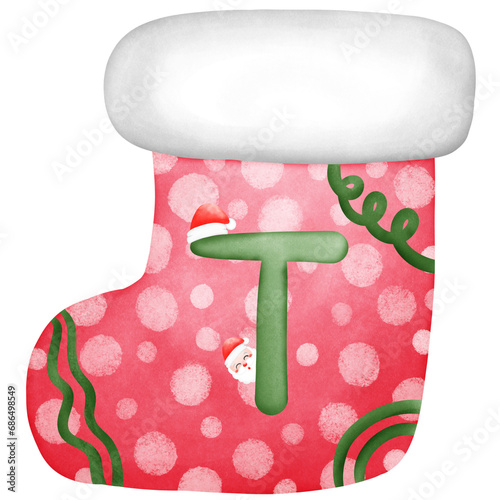 Christmas sock T