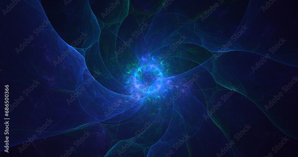 Obraz premium 3D manual rendering abstract circle light background