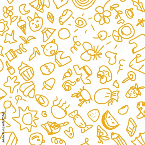 seamless pattern with shapes