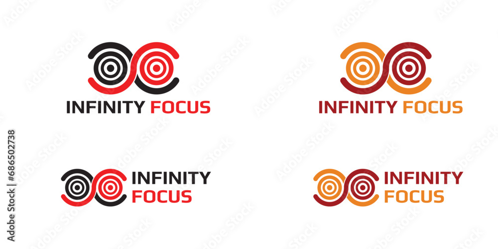Obraz premium Infinity Focus logo for multi purpose