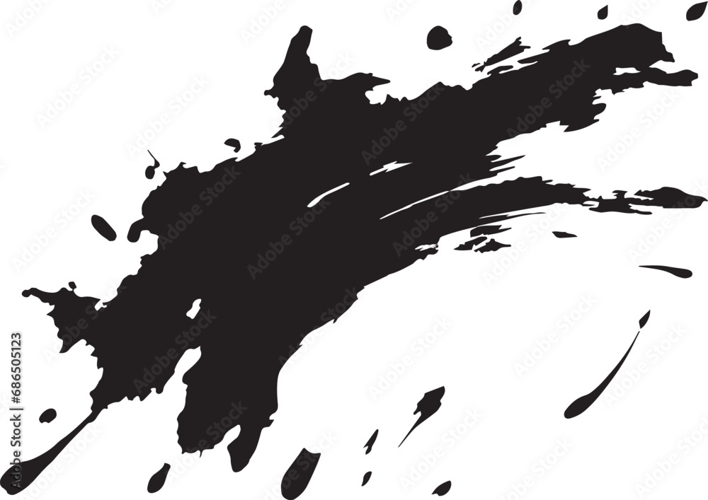 Naklejka premium grunge ink splat splash element