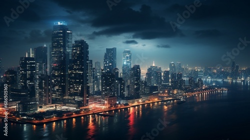 Night Cityscapes Capture city lights and skylines at night, experimenting with long exposure shots