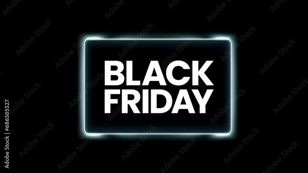 Black Friday graphic element with sleek multi colored box border neon line. Bold black friday sale banner design 4k animation. sales shopping social media background. Black Friday graphic element with sleek multi colored box border neon line. Bold black friday sale banner design 4k animation. sales shopping social media background.