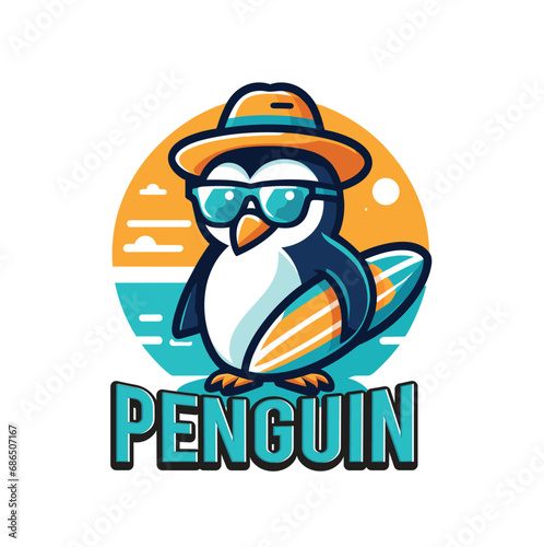 Cute Penguin logo (ID: 686507167)