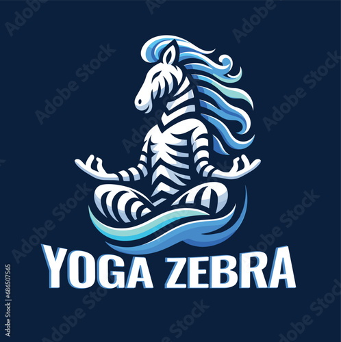 Mascot Zebra Logo Illustration (ID: 686507565)