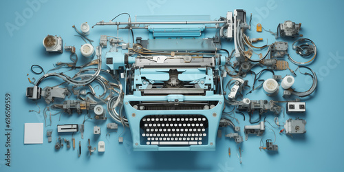 typewriter concept photo