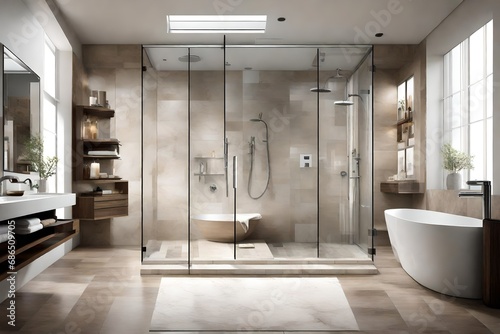 modern bathroom interior