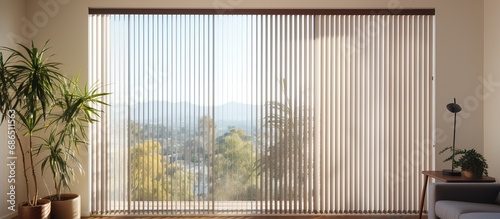 blinds that provide a view from the window photo