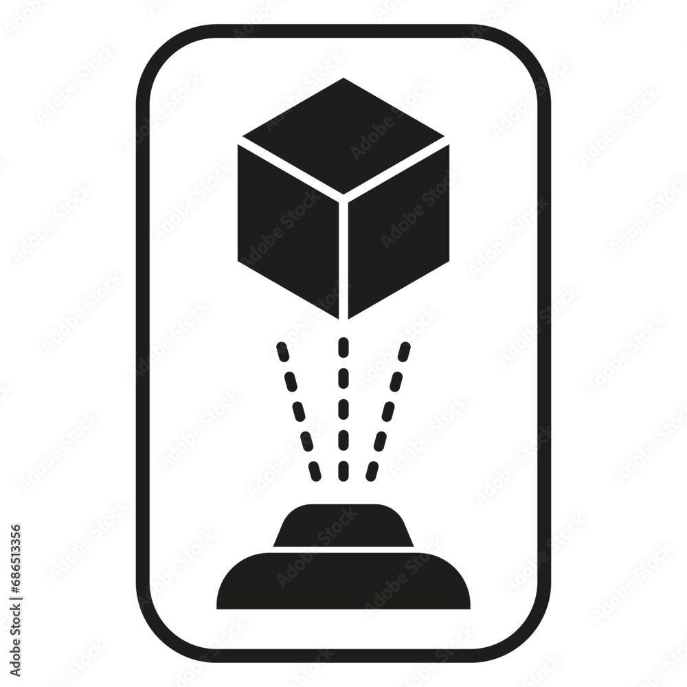Hologram icon. Vector illustration. EPS 10. Hologram icon. Vector illustration. EPS 10.