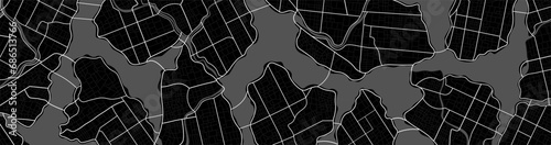 Vibrant abstract map with unique lines. Background map, streets. Huge city top view. Streets and blocks, route for movement on streets. Screen with street roads, location. Vector illustration