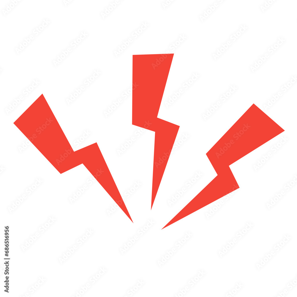 Sign of acute pain lightening