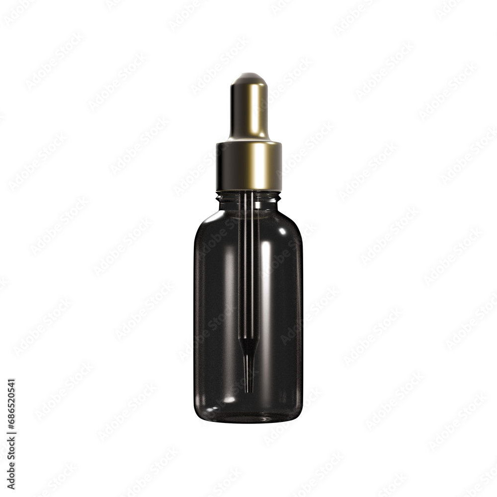 set of bottles isolated , 3d render set of bottles isolated , 3d render