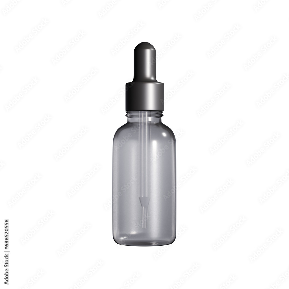 set of cosmetic bottles isolated , 3d render set of cosmetic bottles isolated , 3d render