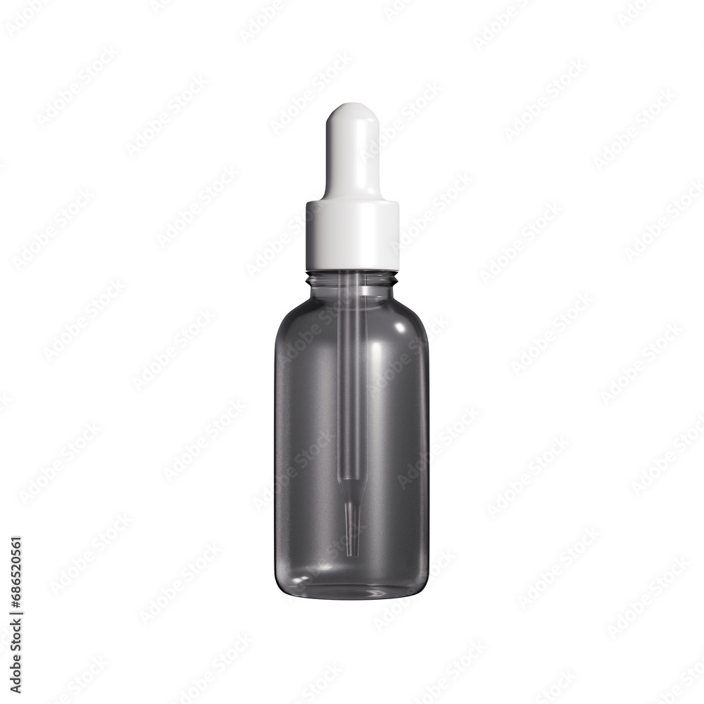 set of cosmetic bottles , 3d render set of cosmetic bottles , 3d render