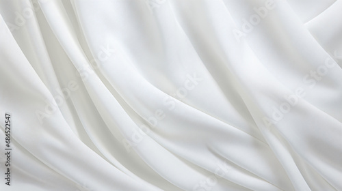 White pleat fabric background