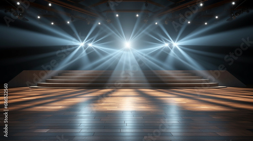 spotlight on stage HD 8K wallpaper Stock Photographic Image 