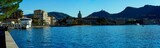 Panoramic image of Como with Como Lake.