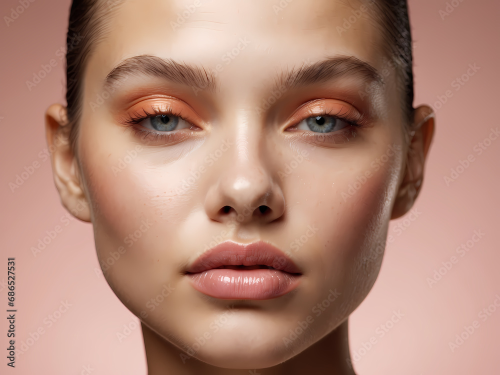 close up portrait of a woman