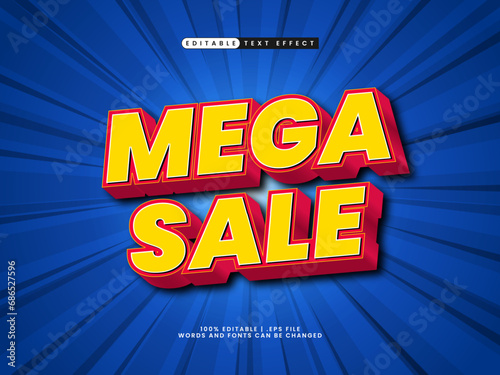 text effect mega sale