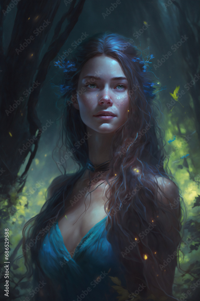 Whispers of the Enchanted Forest. Generative AI