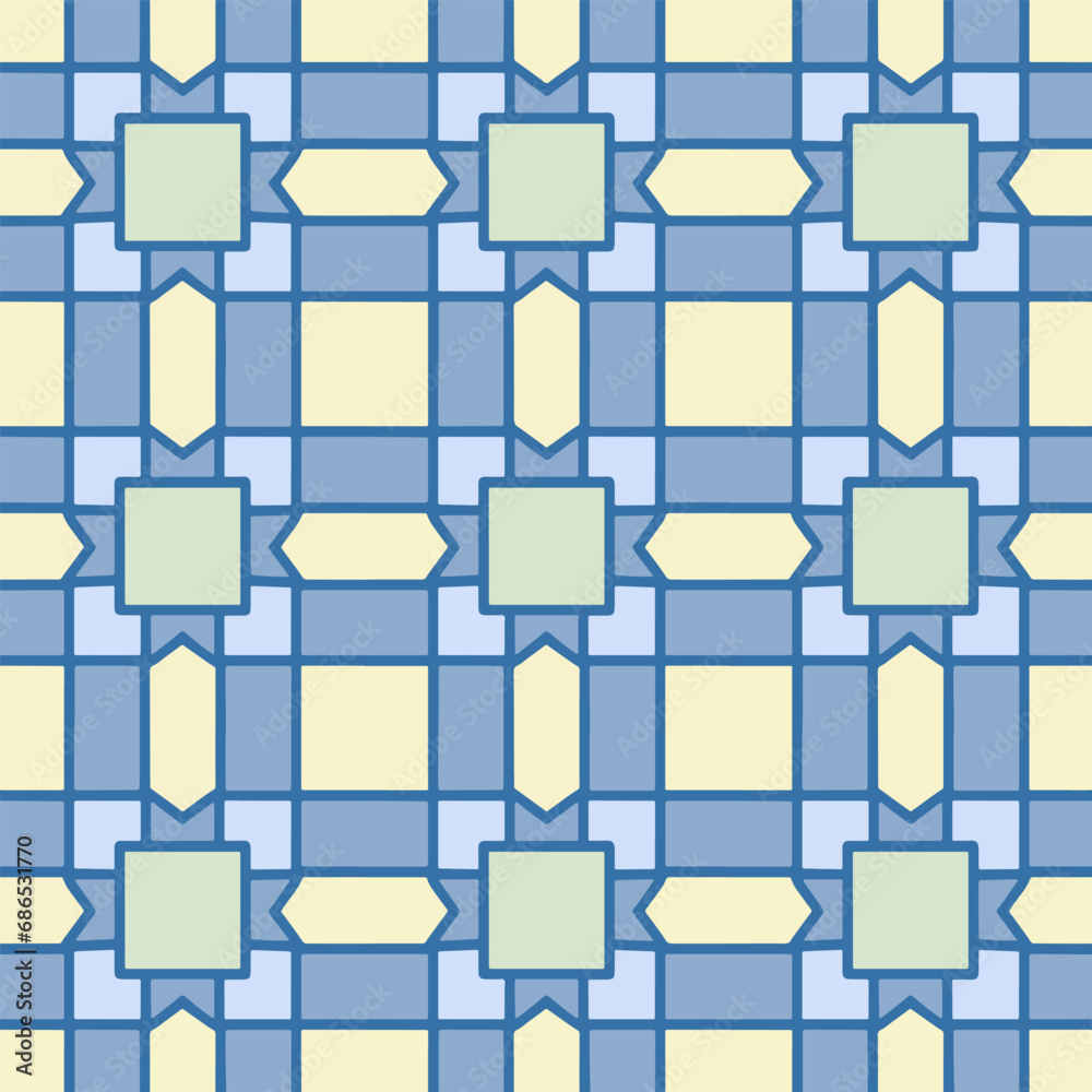 The seamless pattern is very beautiful.
