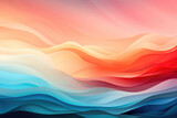 Abstract gradient background multicolored in the form of waves