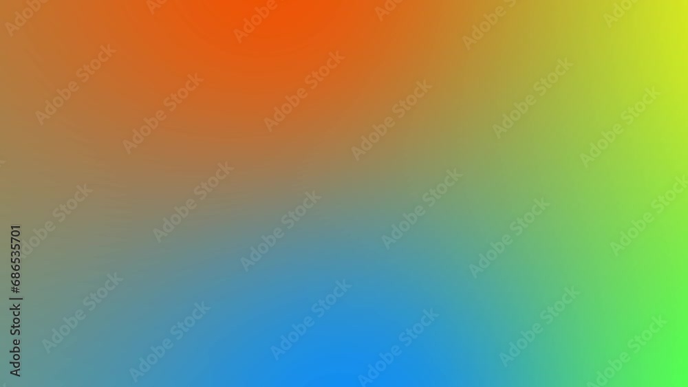 Motion graphics animation smooth rainbow background loop pattern design pastel colour visual digital effect background green orange yellow blue lime 4K