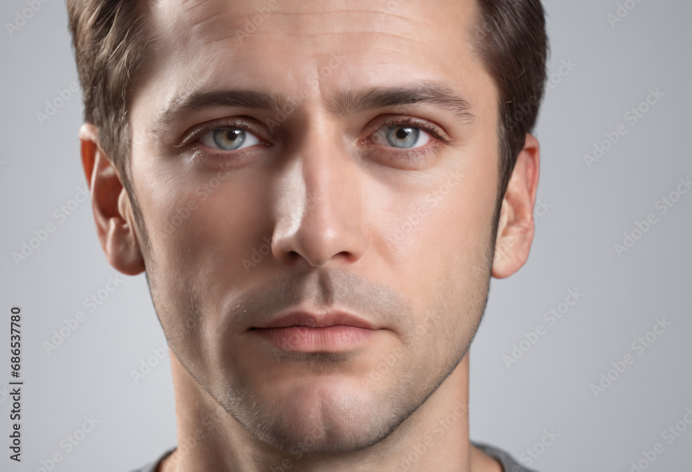 portrait from close-up of a man portrait from close-up of a man