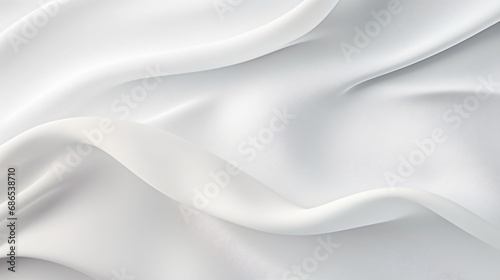 Abstract white wave silk texture background