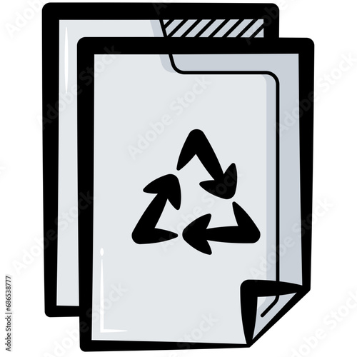 Recycling Paper Icon