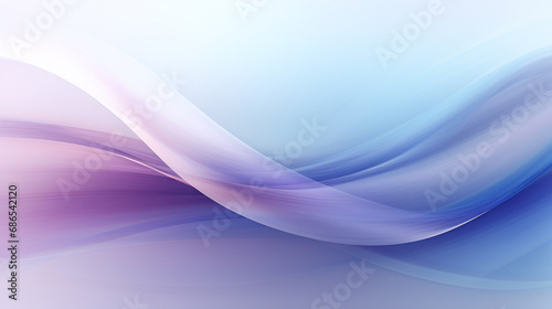 Abstract digital artwork consisting of soothing blue and purple gradient sweeping across canvas, Smooth transition between hues, AI Generated