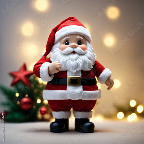 santa claus with gifts