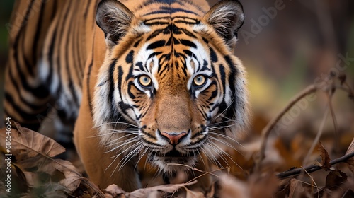 a tiger with blue eyes