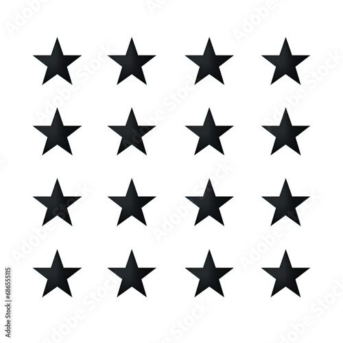 Stars white background 